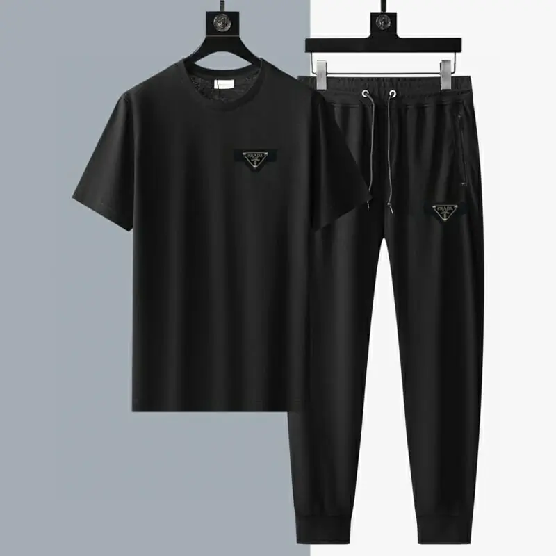 prada survetements manches courtes pour homme s_124a643